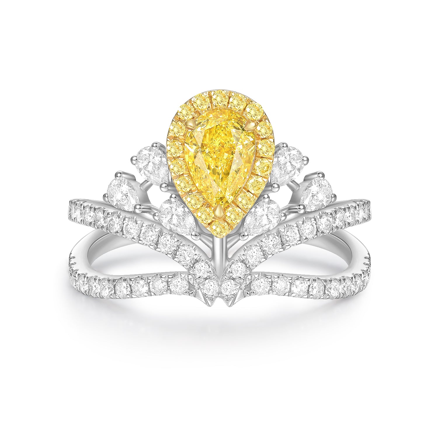Canary Yellow Diamond Engagement Ring | Poyas Jewellry