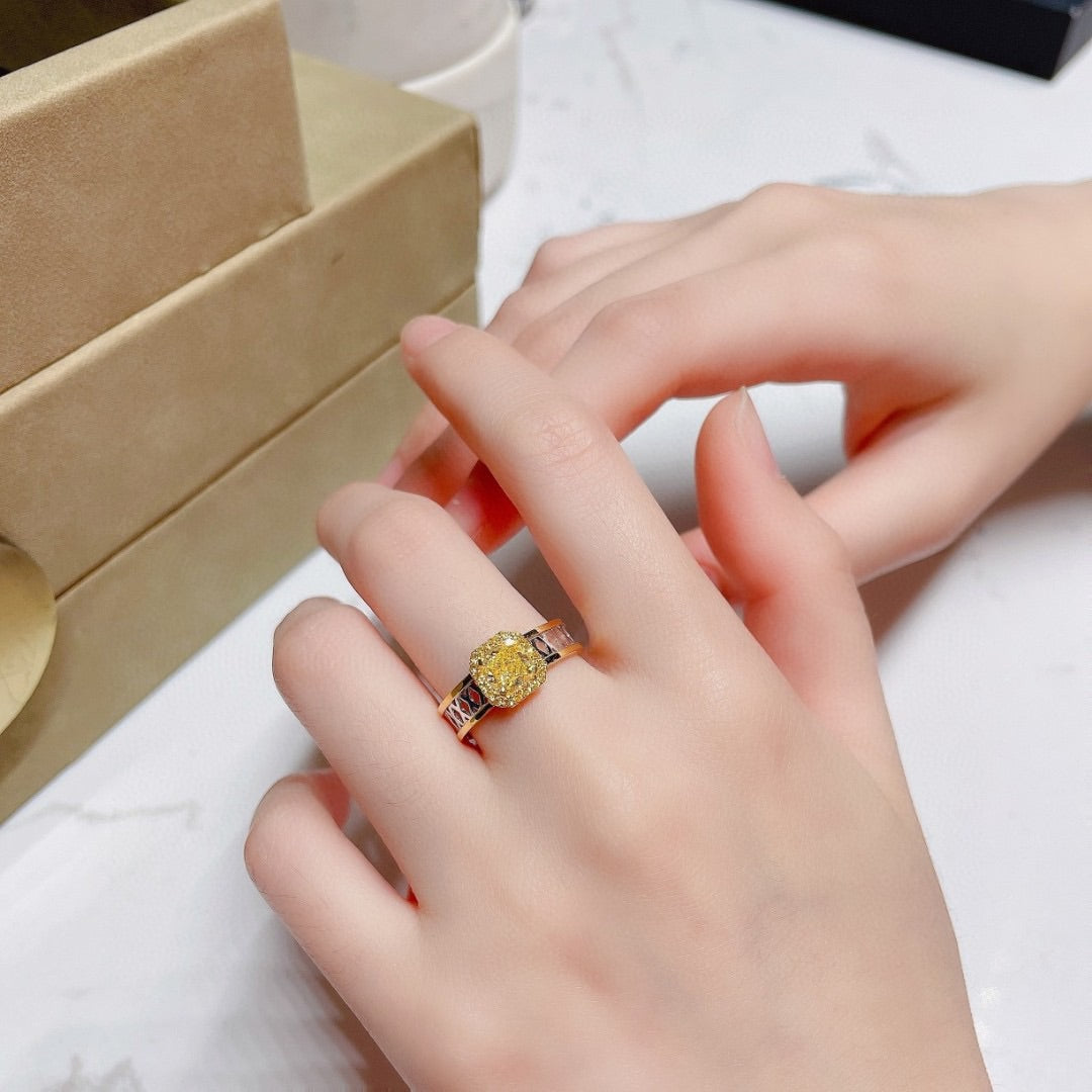 Yellow Diamonds Engagement Rings | Poyas Jewelry