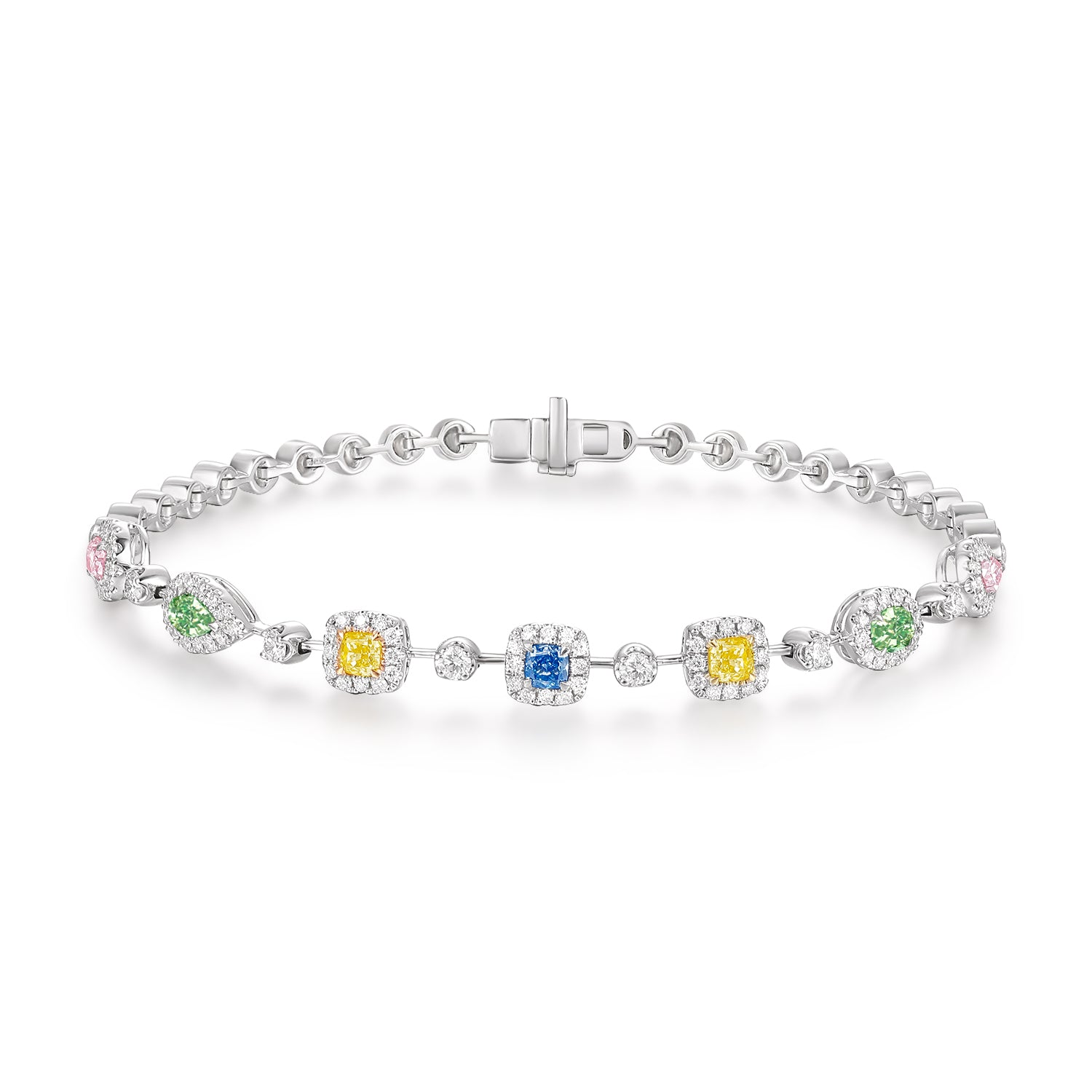 Multi-Colored Diamond Bracelet | Poyas Jewelry