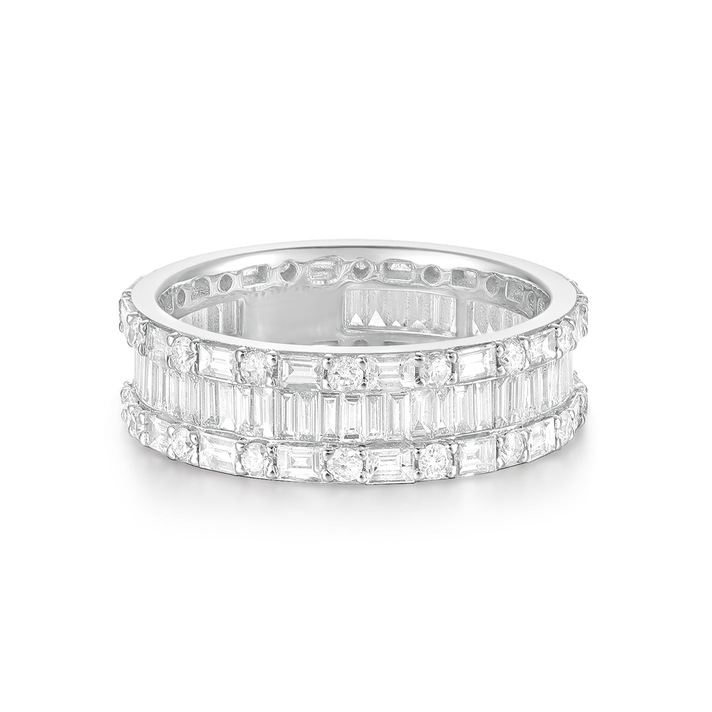 Eternal Halo Diamond Ring 2.72 CT TW 18K White Gold