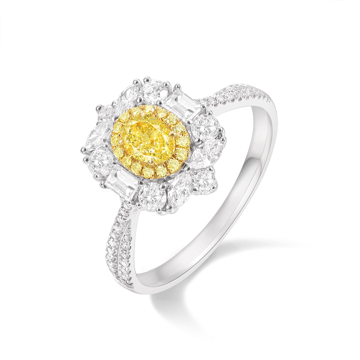 Engagement Yellow Diamond Ring | Wedding Rings For Women