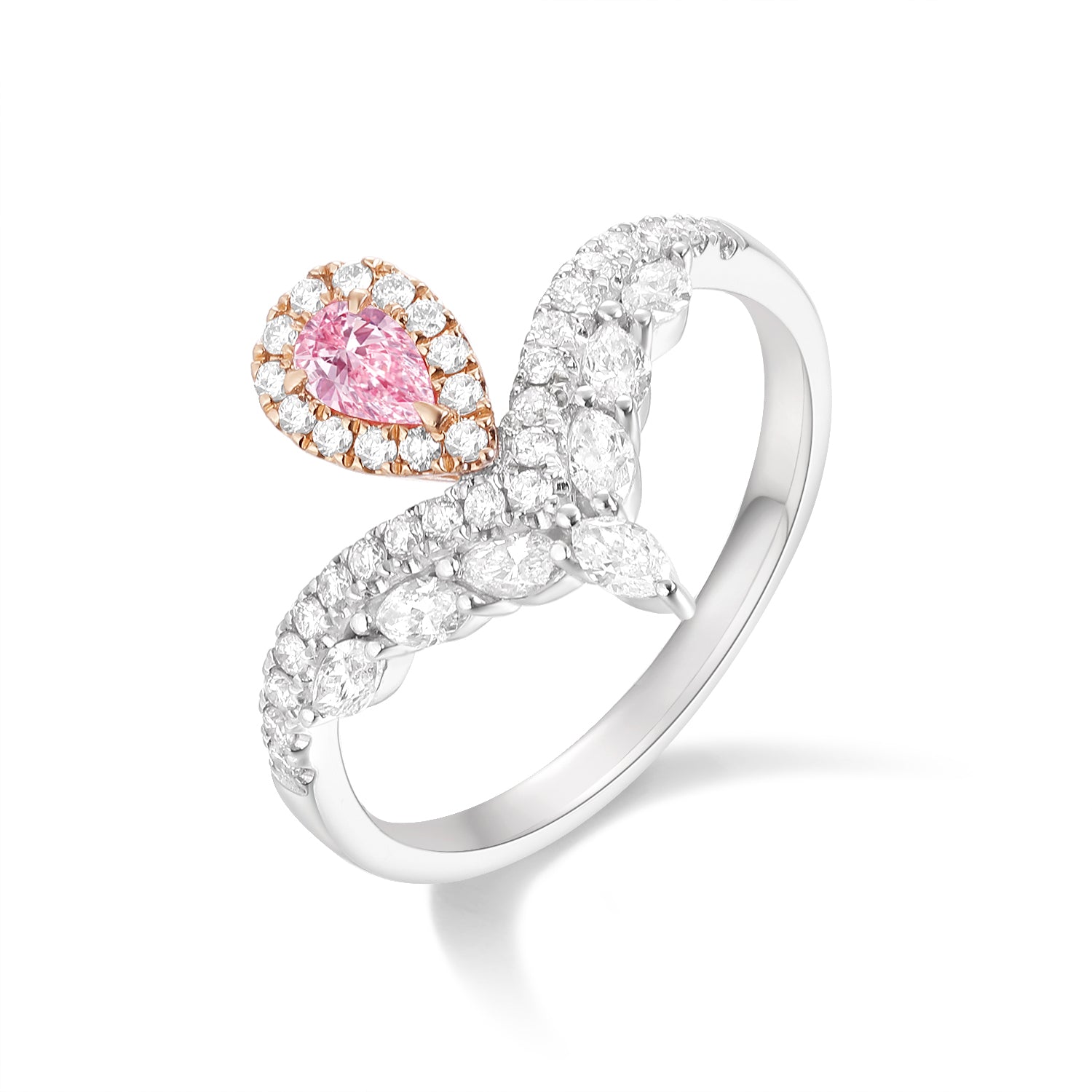 Pink Diamond Rings | Enjoy Up to 20% Off-Poyas