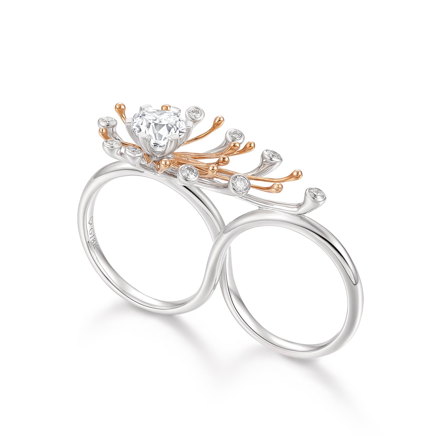 The best Lab-Grown Diamond Wedding Ring 1.9 CT TW, 18K White Gold.