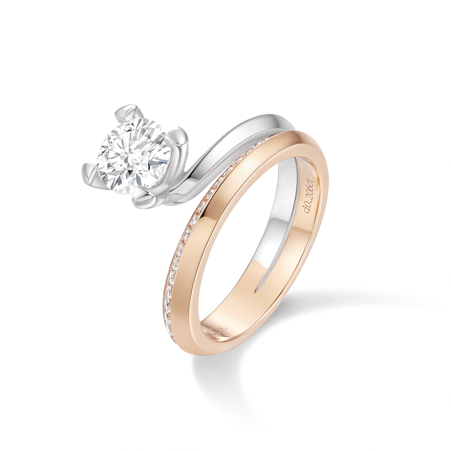 Lab-grown diamond engagement ring | Poyas Jewelry