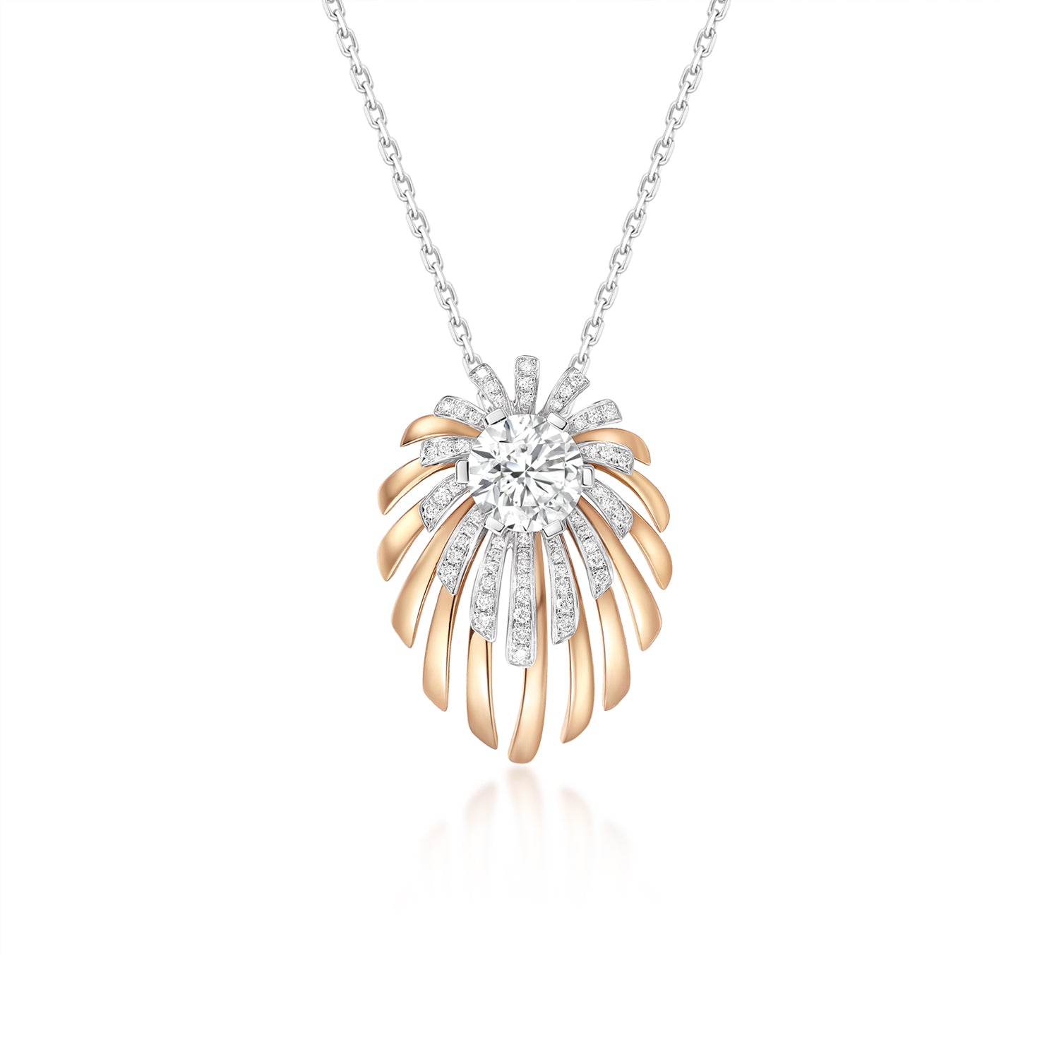 Lab grown diamond necklace  | Poyas Jewelry