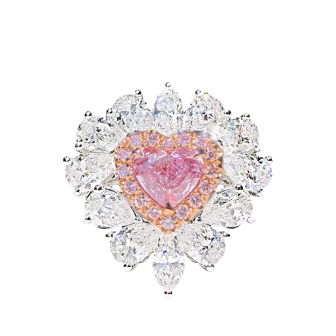 Pink diamond engagement ring | Poyas Jewelry