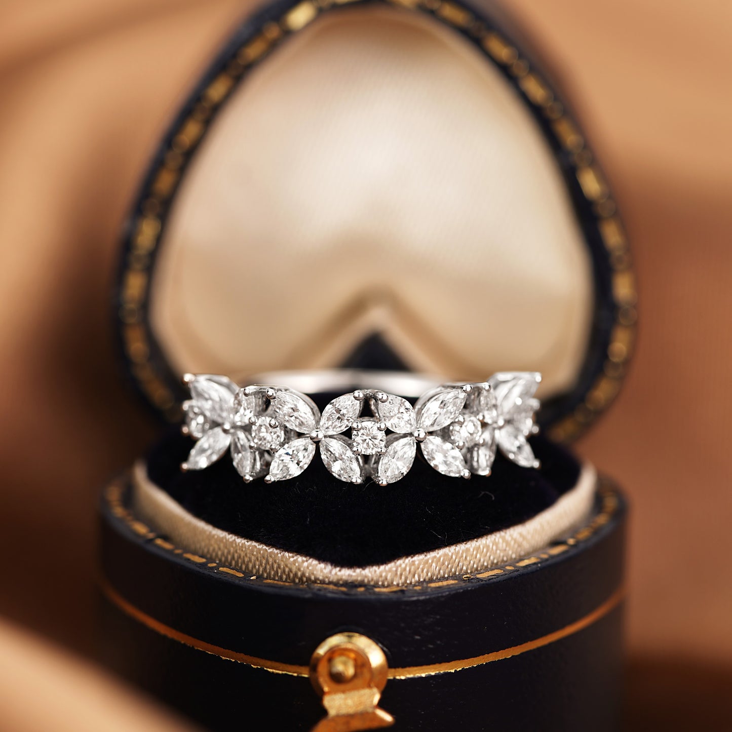 Marquise Engagement Ring | Poyas Jewelry